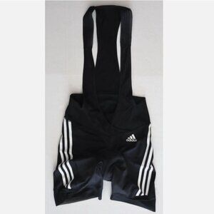 Adidas Womens Black The Bib Tights Padded Cycling Ciclismo Shorts Size Small